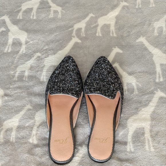 J. Crew 7.5 Glitter Mules - Picture 4 of 6